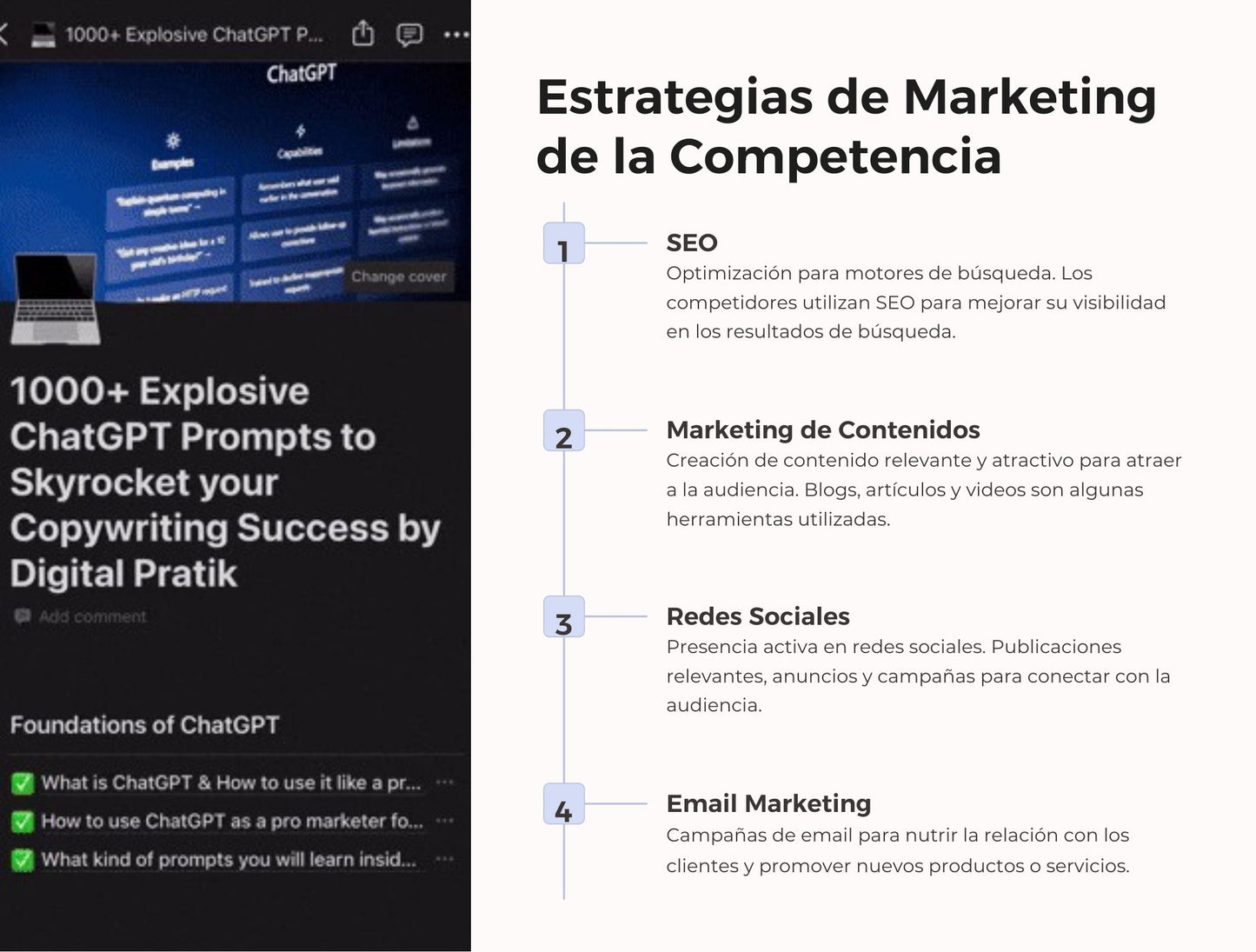 Kit 3 Infografías (AI, Marketing Digital y Mercado de Infoproductos)